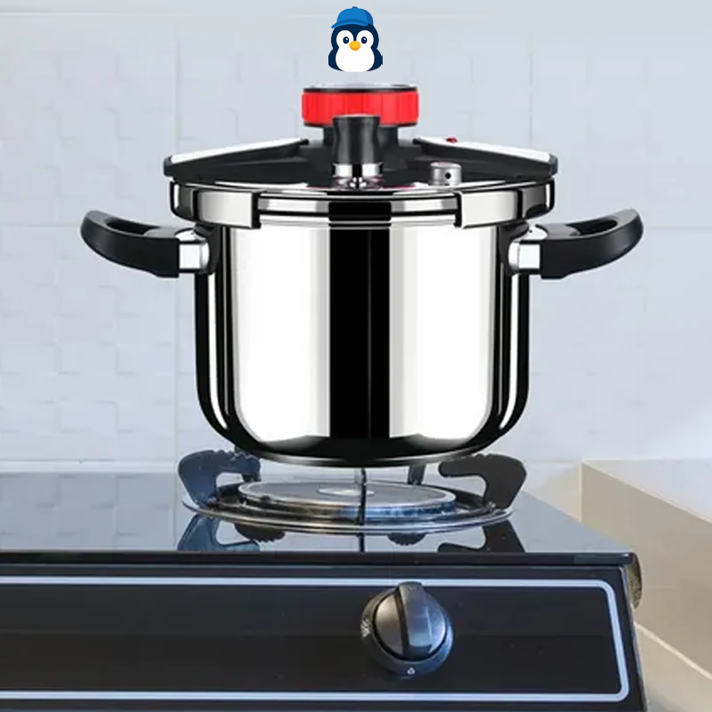 {LEVE 2 PAGUE 1} Panelas de Pressão TurboChef Aço Inoxidável - Á Prova de Explosões + {Brinde} Kit Utensílios
